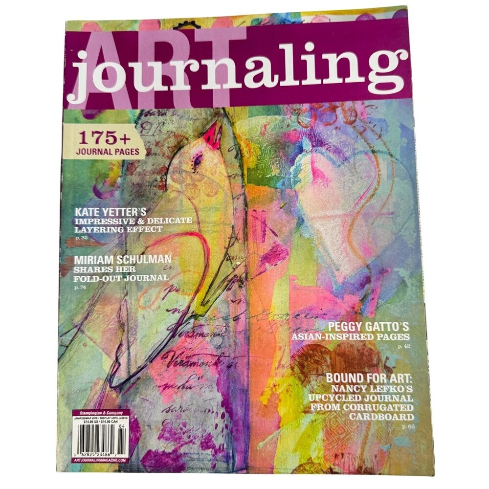 Art Journaling Winter 2018 Magazine 175+ Pages Creative Craft Magazine